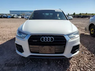 2017 Audi Q3 Premium with VIN WA1ECCFSXHR003528, listed as a Copart auction lot 49748425 with 91,161 mi miles and Salvage Title. Bid and sale history available at carsss.com. Image 5.