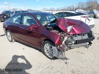 2015 Honda Accord Sedan EX-L with VIN 1HGCR3F84FA005420, listed as a IAAI auction lot 40849736 with 93,740 mi miles. Bid and sale history available at carsss.com. Image 1.