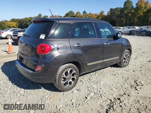 2014 FIAT 500L Lounge with VIN ZFBCFACH6EZ005129, listed as a Copart auction lot 75875394 with 88,813 mi miles and Salvage Title. Bid and sale history available at carsss.com. Image 3.