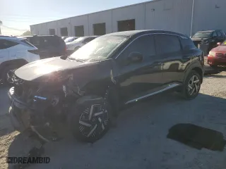 2025 Nissan Kicks SV with VIN 3N8AP6CA6SL306797, listed as a Copart auction lot 49414965 with 6,250 mi miles and Salvage Title. Bid and sale history available at carsss.com. Image 1.