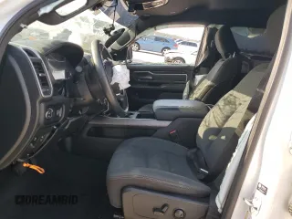2022 Ram 1500 Lone Star with VIN 1C6RREFT9NN358517, listed as a Copart auction lot 55122125 with 60,587 mi miles and Salvage title. Bid and sale history available at DreamBid. Image 7.