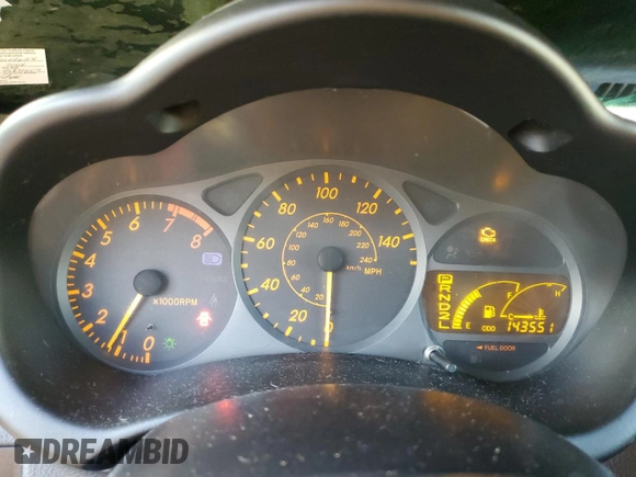 2004 Toyota Celica GT with VIN JTDDR32T640167629, listed as a Copart auction lot 78280574 with 143,551 mi miles and Salvage Title. Bid and sale history available at DreamBid. Image 9.