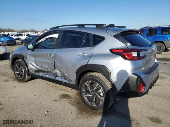 2024 Subaru Crosstrek Premium with VIN JF2GUADC1R8906011, listed as a Copart auction lot 85713604 with 319 mi miles and Salvage Title. Bid and sale history available at carsss.com. Image 2.