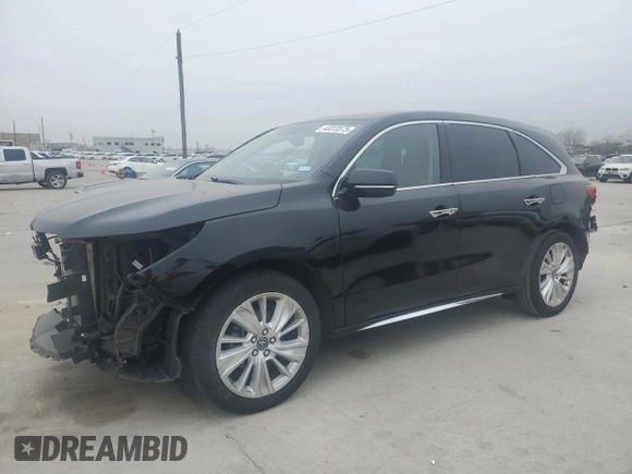 2020 Acura MDX w/Technology Pkg with VIN 5J8YD4H50LL009560, listed as a Copart auction lot 43223575 with 36,447 mi miles and Salvage Title. Bid and sale history available at carsss.com. Image 1.