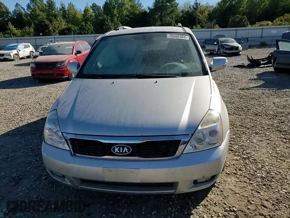 2012 Kia Sedona EX with VIN KNDMH4C70C6487793, listed as a Copart auction lot 76566304 with 286,616 mi miles and Salvage Title. Bid and sale history available at carsss.com. Image 11.