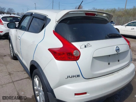 2013 Nissan Juke SL with VIN JN8AF5MVXDT217926, listed as a IAAI auction lot 41953051 with 94,503 mi miles. Bid and sale history available at carsss.com. Image 3.