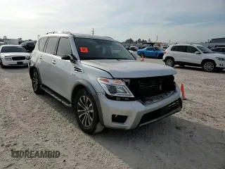 2019 Nissan Armada SV with VIN JN8AY2NC1K9585976, listed as a Copart auction lot 67952834 with 132,661 mi miles and Salvage Title. Bid and sale history available at carsss.com. Image 12.