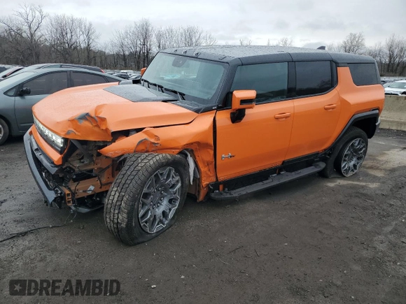 2024 GMC Hummer EV 3X z VIN 1GKB0RDCXRU113305, wystawiony jako Copart lot #52011735 z przebiegiem 5 142 mil mil oraz Szkoda całkowita • Salvage title. Historia ofert i sprzedaży dostępna na DreamBid. Obrazek 1.