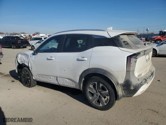 2025 Nissan Kicks SV with VIN 3N8AP6CB7SL309121, listed as a Copart auction lot 43085185 with 8,976 mi miles and Salvage Title. Bid and sale history available at carsss.com. Image 2.