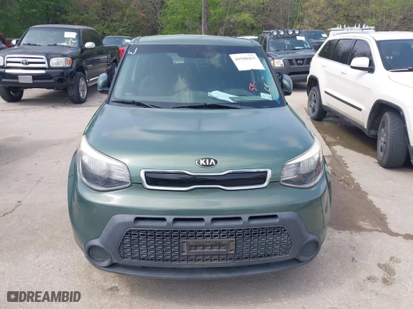 2014 Kia Soul + with VIN KNDJP3A52E7048657, listed as a IAAI auction lot 41940455 with 166,423 mi miles. Bid and sale history available at carsss.com. Image 6.