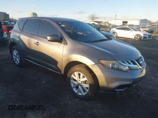 2014 Nissan Murano SL with VIN JN8AZ1MW9EW517904, listed as a IAAI auction lot 41227160 with 160,633 mi miles. Bid and sale history available at carsss.com. Image 1.