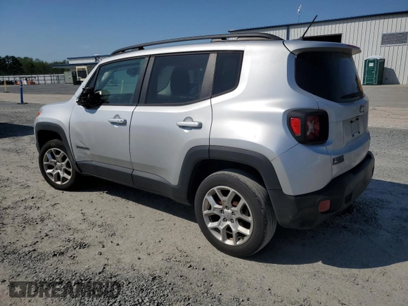 2017 Jeep Renegade Latitude with VIN ZACCJABB7HPE91641, listed as a Copart auction lot 53029205 with 210,002 mi miles and Salvage title. Bid and sale history available at DreamBid. Image 2.