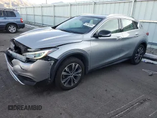2018 Infiniti QX30 Premium with VIN SJKCH5CR7JA049573, listed as a Copart auction lot 87407024 with 106,602 mi miles and Salvage Title. Bid and sale history available at carsss.com. Image 1.