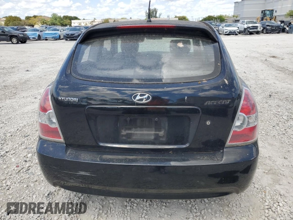 2008 Hyundai Accent GS with VIN KMHCM36C58U069979, listed as a Copart auction lot 50611095 with 101,574 mi miles and Clean Title. Bid and sale history available at carsss.com. Image 8.