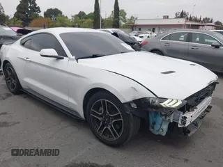 2019 Ford Mustang EcoBoost with VIN 1FA6P8TH6K5176777, listed as a IAAI auction lot 42094651 with 51,641 mi miles and . Bid and sale history available at DreamBid. Image 1.