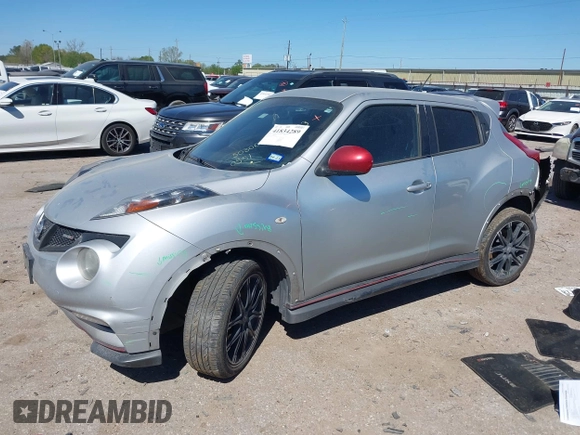 2013 Nissan Juke S with VIN JN8AF5MR4DT220551, listed as a IAAI auction lot 41834289 with 1 mi miles. Bid and sale history available at carsss.com. Image 17.