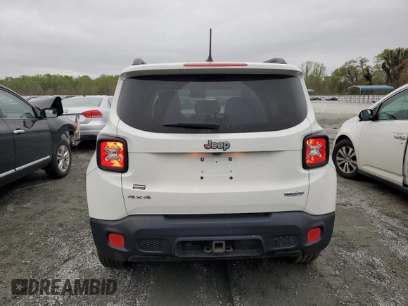 2015 Jeep Renegade Latitude with VIN ZACCJBBT2FPC17663, listed as a Copart auction lot 50494695 with 143,303 mi miles and Salvage Title. Bid and sale history available at carsss.com. Image 6.