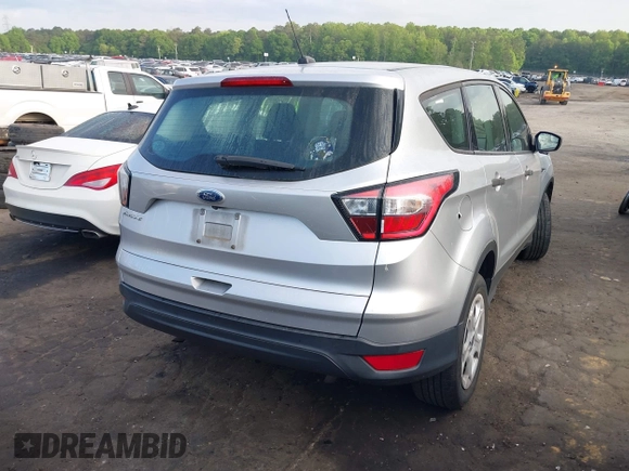 2018 Ford Escape S with VIN 1FMCU0F7XJUA78863, listed as a IAAI auction lot 41974548 with 54,179 mi miles and . Bid and sale history available at DreamBid. Image 4.