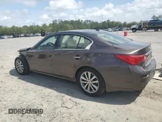 2015 Infiniti Q50 Premium with VIN JN1BV7AP2FM353875, listed as a Copart auction lot 51768175 with 147,207 mi miles and Salvage title. Bid and sale history available at DreamBid. Image 2.