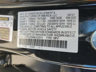 2021 Acura RDX w/Technology Package with VIN 5J8TC2H59ML032015, listed as a Copart auction lot 41673844 with 9,123 mi miles. Bid and sale history available at carsss.com. Image 13.