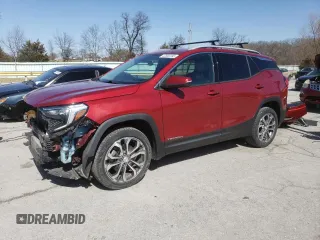2018 GMC Terrain SLT with VIN 3GKALVEX0JL367603, listed as a Copart auction lot 47582205 with 123,875 mi miles and Salvage Title. Bid and sale history available at carsss.com. Image 1.