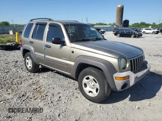 2004 Jeep Liberty Sport with VIN 1J4GK48K94W224211, listed as a Copart auction lot 53194535 with 219,797 mi miles and Salvage Title. Bid and sale history available at DreamBid. Image 4.
