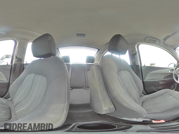2013 Chevrolet Sonic LT with VIN 1G1JC5SB9D4193568, listed as a Copart auction lot 48080025 with 97,370 mi miles and Salvage Title. Bid and sale history available at DreamBid. Image 12.
