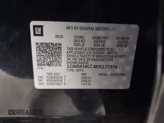 2019 Chevrolet Suburban LT z VIN 1GNSKHKC4KR177374, wystawiony jako IAAI lot #41323234 z przebiegiem 157 470 mil mil oraz . Historia ofert i sprzedaży dostępna na DreamBid. Obrazek 9.