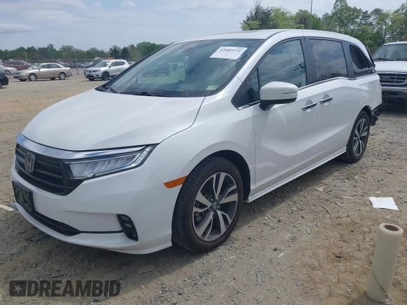 2023 Honda Odyssey Touring с VIN 5FNRL6H84PB072746, выставлен на аукционе IAAI как лот 42085251 с пробегом 17 247 миль миль и . История ставок и продаж доступна на DreamBid. Изображение 18.