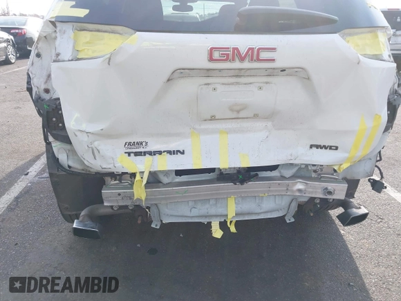 2019 GMC Terrain SLT with VIN 3GKALVEX2KL215372, listed as a IAAI auction lot 40872800 with 54,244 mi miles. Bid and sale history available at carsss.com. Image 18.