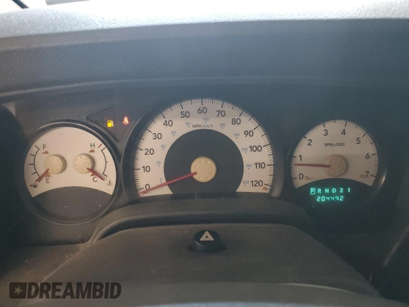 2007 Dodge Durango SXT with VIN 1D8HD38P47F524660, listed as a Copart auction lot 66828595 with 204,492 mi miles and Clean title. Bid and sale history available at DreamBid. Image 9.
