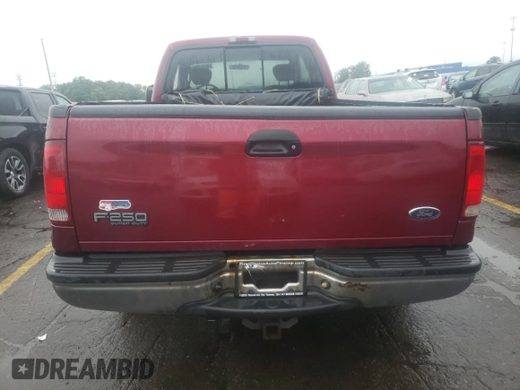 2004 Ford Super Duty F-250 XL with VIN 1FTNX20S84EA85791, listed as a Copart auction lot 66114974 with 223,674 mi miles and Salvage Title. Bid and sale history available at carsss.com. Image 6.