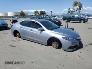 2017 Acura TLX w/Technology Pkg with VIN 19UUB1F54HA007092, listed as a Copart auction lot 51667215 with 59,910 mi miles and Salvage Title. Bid and sale history available at carsss.com. Image 4.