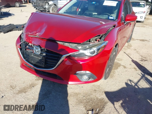 2015 Mazda 3 S Grand Touring with VIN JM1BM1M39F1254039, listed as a IAAI auction lot 41225054 with 87,597 mi miles and . Bid and sale history available at DreamBid. Image 6.