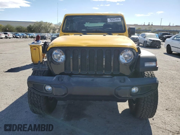 2021 Jeep Wrangler Sport with VIN 1C4GJXAG1MW631732, listed as a Copart auction lot 76422494 with 14,062 mi miles and Salvage Title. Bid and sale history available at DreamBid. Image 5.