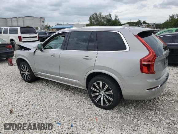 2024 Volvo XC90 Core Bright Theme with VIN YV4L12PK4R1202521, listed as a Copart auction lot 81630634 with 11,067 mi miles and Salvage Title. Bid and sale history available at carsss.com. Image 2.