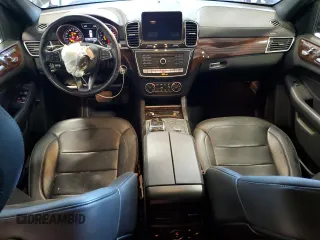 2017 Mercedes-Benz GLS 450 with VIN 4JGDF6EE9HA839914, listed as a Copart auction lot 47168044 with 99,180 mi miles and . Bid and sale history available at DreamBid. Image 8.