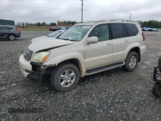 2003 Lexus GX 470 with VIN JTJBT20X830017610, listed as a Copart auction lot 47432395 with 330,087 mi miles and Salvage Title. Bid and sale history available at carsss.com. Image 1.