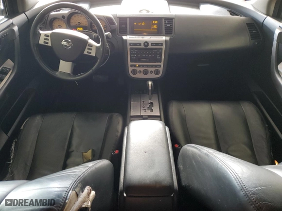2004 Nissan Murano SE with VIN JN8AZ08W74W316554, listed as a Copart auction lot 45631785 with 151,912 mi miles and Salvage Title. Bid and sale history available at carsss.com. Image 8.