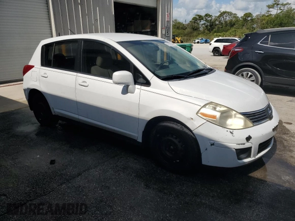 2007 Nissan Versa S with VIN 3N1BC13E77L456008, listed as a Copart auction lot 58585505 with 150,004 mi miles and Salvage title. Bid and sale history available at DreamBid. Image 4.