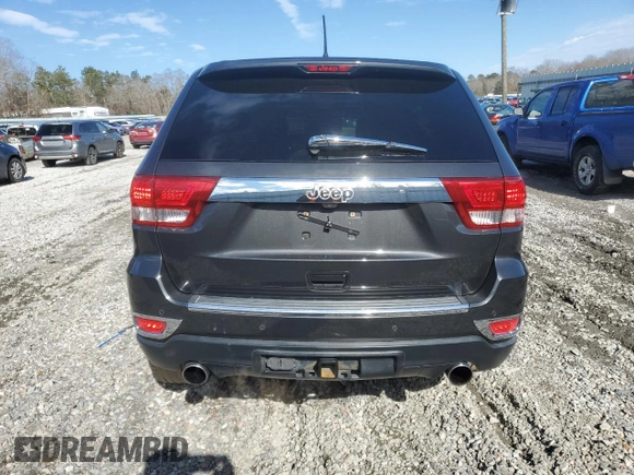 2011 Jeep Grand Cherokee Overland with VIN 1J4RS6GT9BC577741, listed as a Copart auction lot 41802805 with 174,866 mi miles and Salvage Title. Bid and sale history available at DreamBid. Image 6.