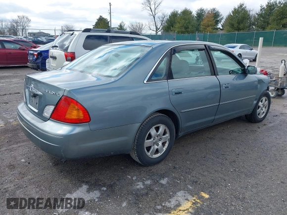 2002 Toyota Avalon XL with VIN 4T1BF28B72U211213, listed as a IAAI auction lot 41717347 with 215,979 mi miles and . Bid and sale history available at DreamBid. Image 4.