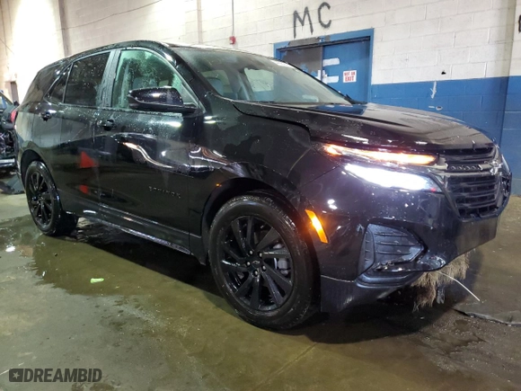 2024 Chevrolet Equinox LS with VIN 3GNAXHEG6RL339244, listed as a Copart auction lot 44581035 with 4,311 mi miles and Non Repairable. Bid and sale history available at carsss.com. Image 4.