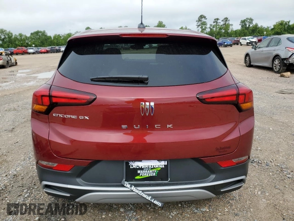 2025 Buick Encore GX Preferred z VIN KL4AMBSP8SB165164, wystawiony jako Copart lot #56245955 z przebiegiem 238 mil mil oraz Szkoda całkowita • Salvage title. Historia ofert i sprzedaży dostępna na DreamBid. Obrazek 6.