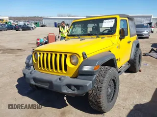 2021 Jeep Wrangler Sport S with VIN 1C4HJXAG5MW691176, listed as a IAAI auction lot 41747618 with 115,775 mi miles and . Bid and sale history available at DreamBid. Image 18.