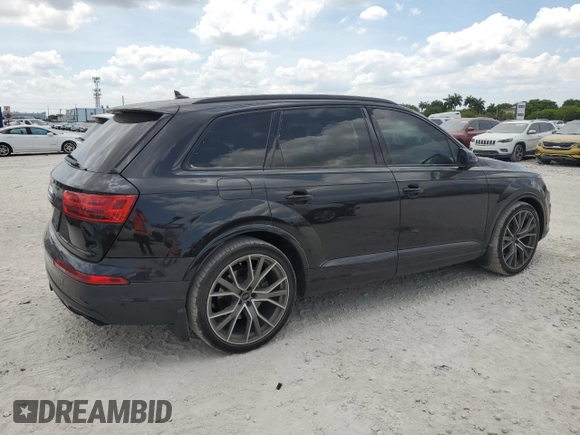 2019 Audi Q7 Prestige z VIN WA1VAAF79KD003515, wystawiony jako Copart lot #56476375 z przebiegiem 55 027 mil mil oraz Nie do naprawy • Non repairable. Historia ofert i sprzedaży dostępna na DreamBid. Obrazek 3.