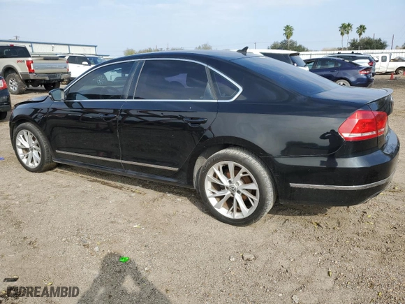 2013 Volkswagen Passat SEL Premium with VIN 1VWCM7A3XDC036735, listed as a Copart auction lot 43351155 with 155,944 mi miles and Salvage Title. Bid and sale history available at carsss.com. Image 2.