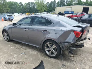 2012 Lexus IS 250 with VIN JTHBF5C2XC5166405, listed as a Copart auction lot 58847595 with 179,947 mi miles and Salvage title. Bid and sale history available at DreamBid. Image 2.
