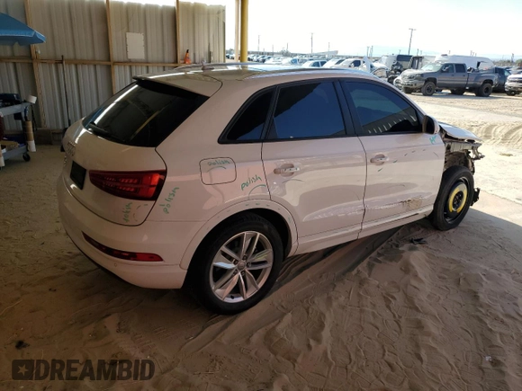 2017 Audi Q3 Premium z VIN WA1BCCFS2HR017359, wystawiony jako Copart lot #54549725 z przebiegiem 128 203 mil mil oraz Szkoda całkowita • Salvage title. Historia ofert i sprzedaży dostępna na DreamBid. Obrazek 3.