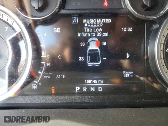 2016 Ram 1500 Big Horn with VIN 1C6RR6LG9GS327186, listed as a Copart auction lot 84163634 with 156,145 mi miles and Clean Title. Bid and sale history available at carsss.com. Image 9.